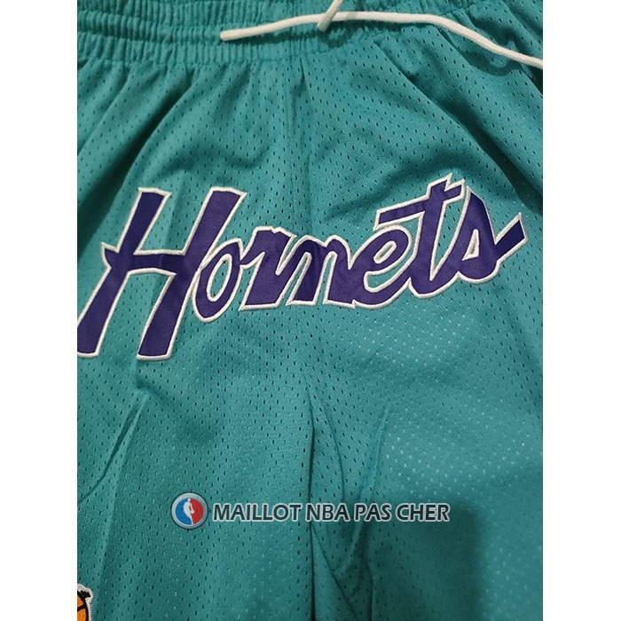 Short Charlotte Hornets Retro Just Don Vert
